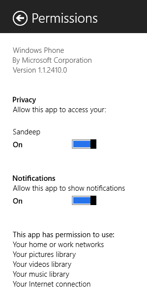 Wp App Permissions