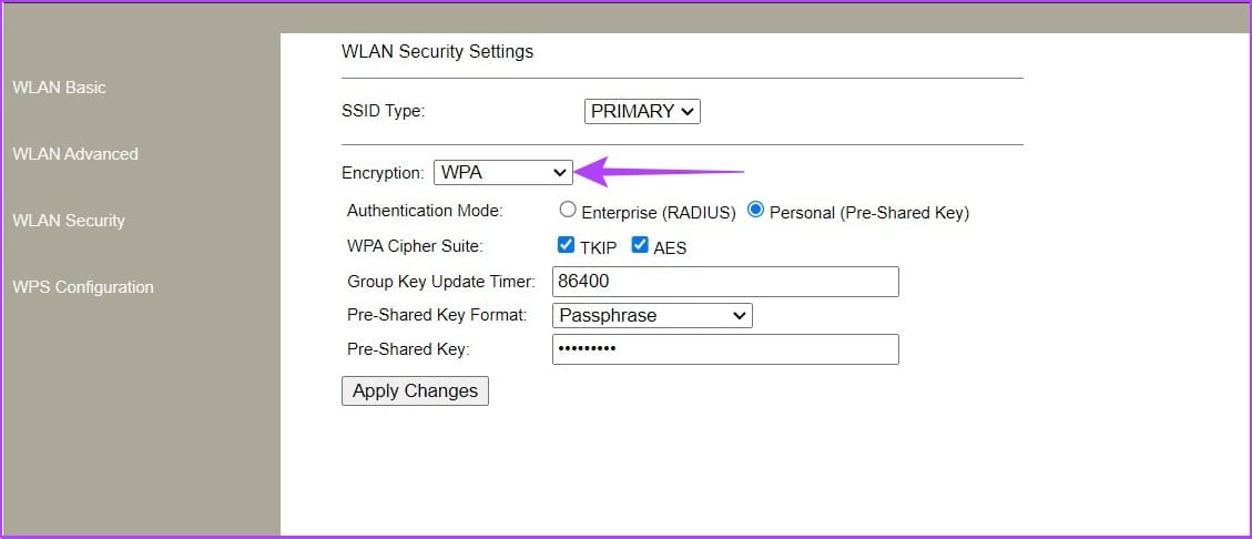 WPA-WPA2- Fix Authentication Error