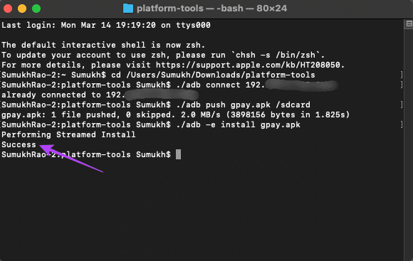 install APK