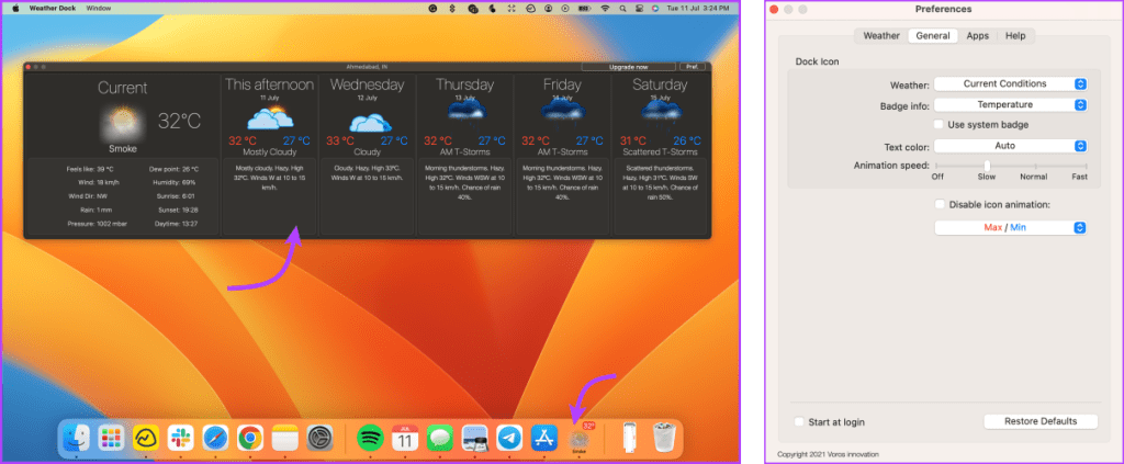 Weather Dock Simple and Effective 