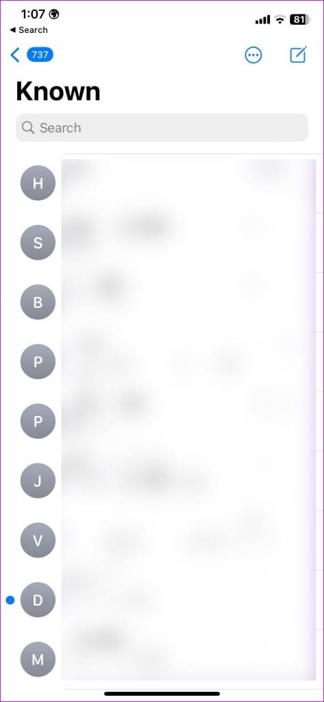 Open a conversation on iPhone