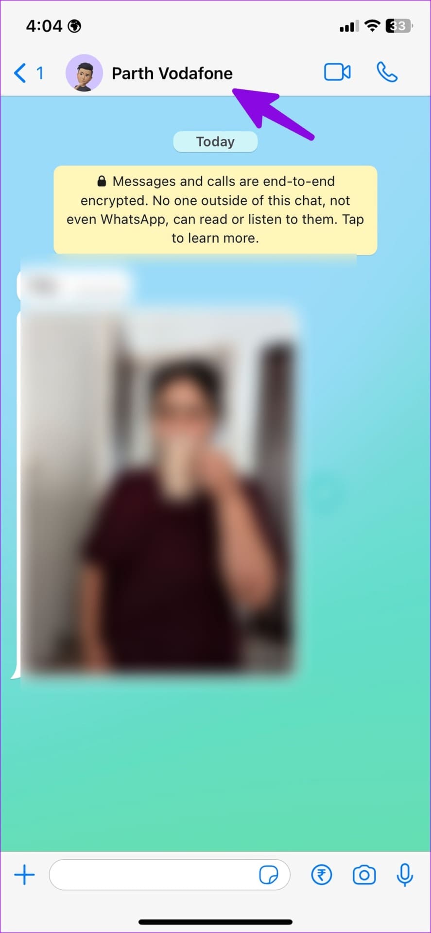 select contact name
