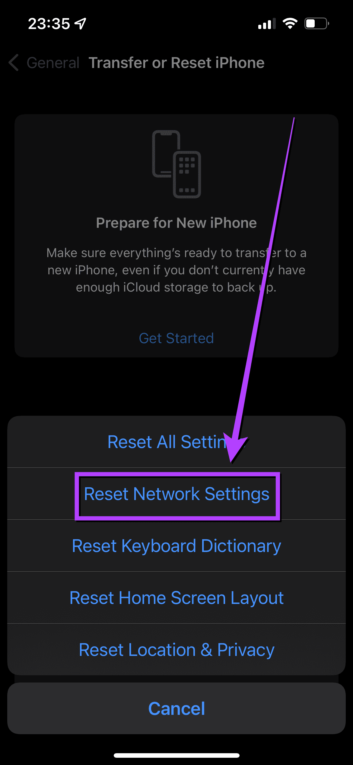 Reset WhatsApp reconnecting issue
