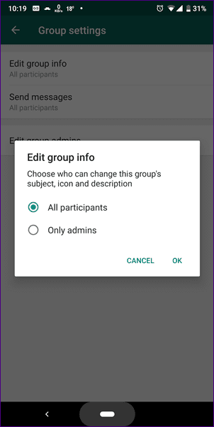 Whats App Group Admin Powers Rights 12