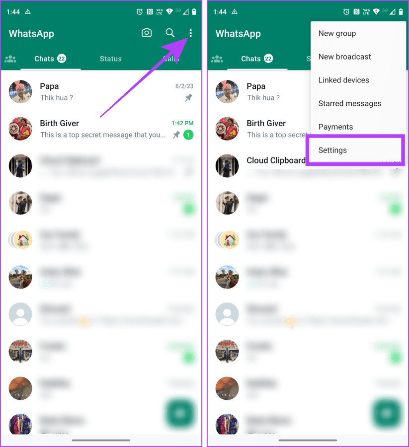 WhatsApp on Android 1