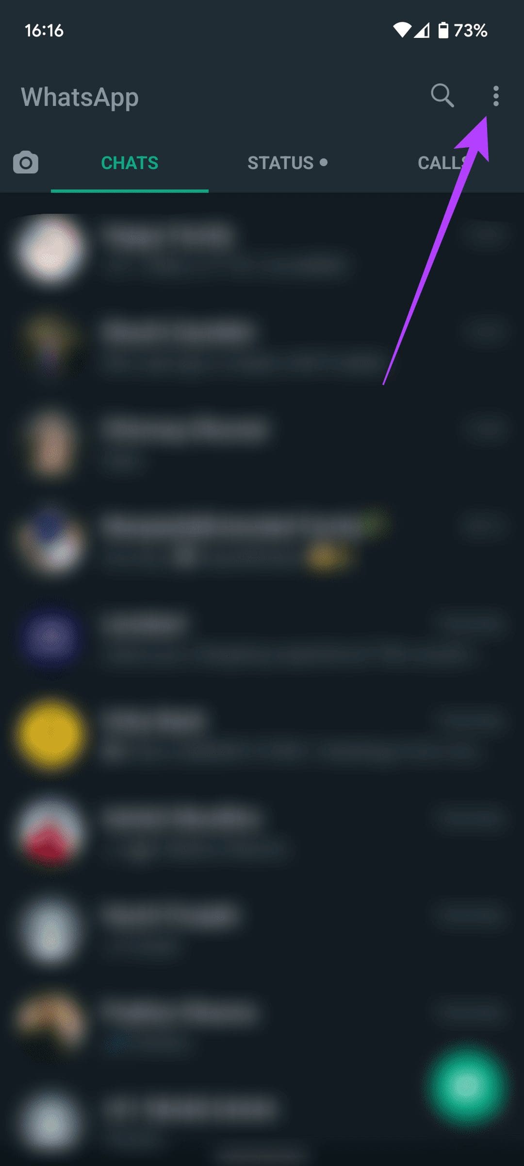 WhatsApp on Android