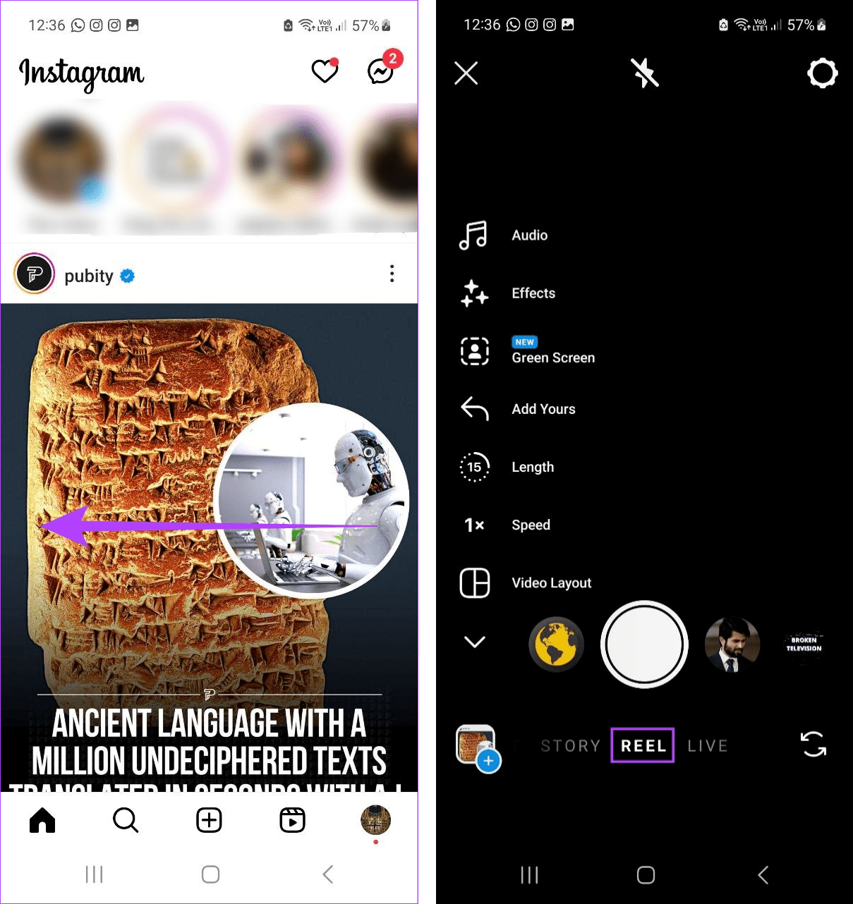 Open Instagram Camera
