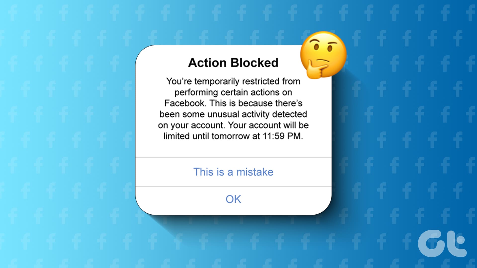 why is my Facebook account restricted