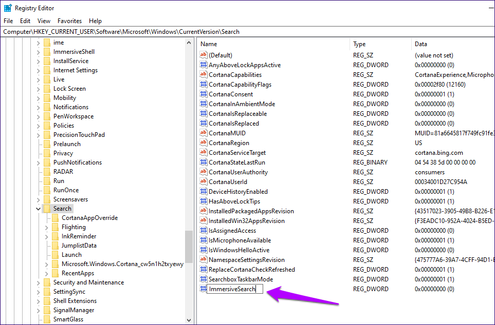 Windows 10 Immersive Search Enable 5