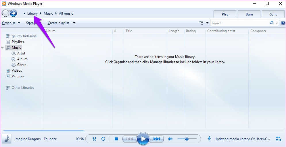 Windows Media Player Add To Library Not Working 1
