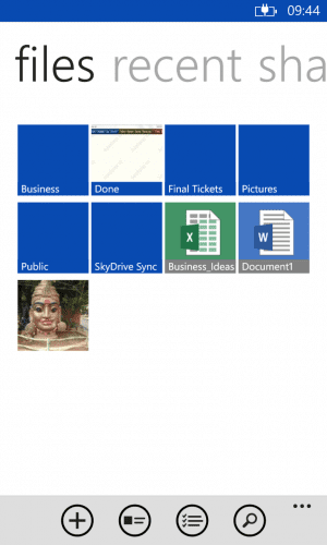 Windows Phone Sky Drive E1359905805809