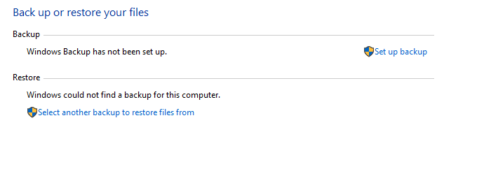 Windows Backup And Restore
