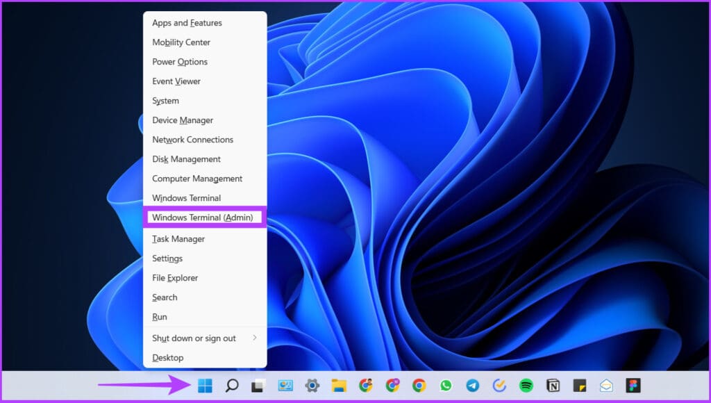 Windows Quick Action