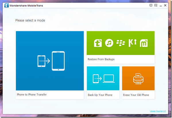 Wondershare Mobiletrans