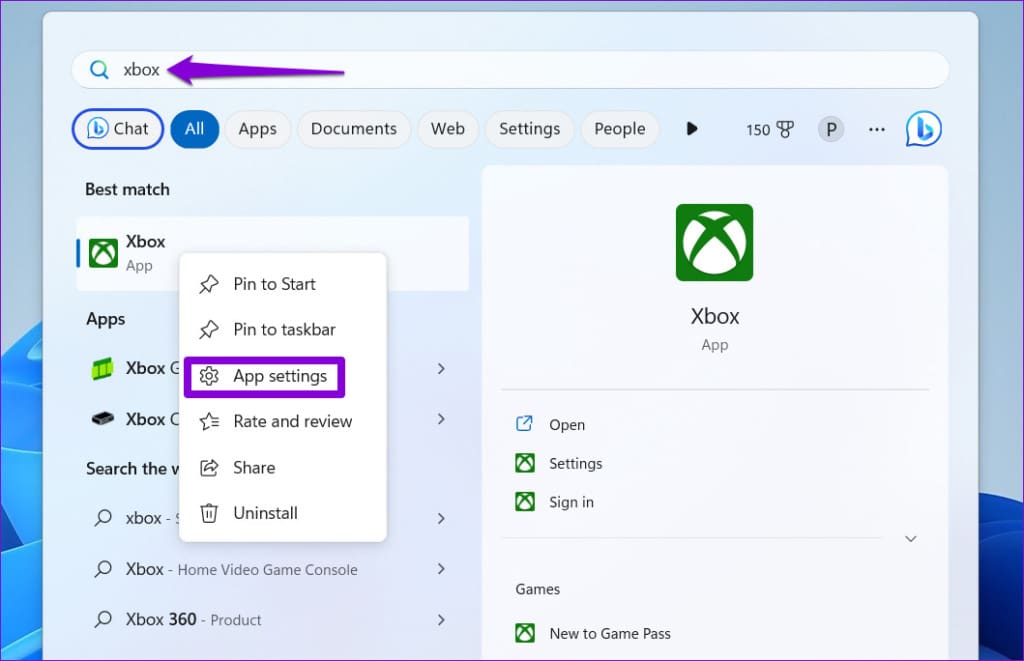 Xbox App Settings Windows