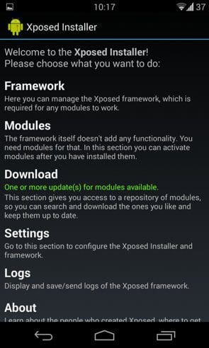 Xposed Installer