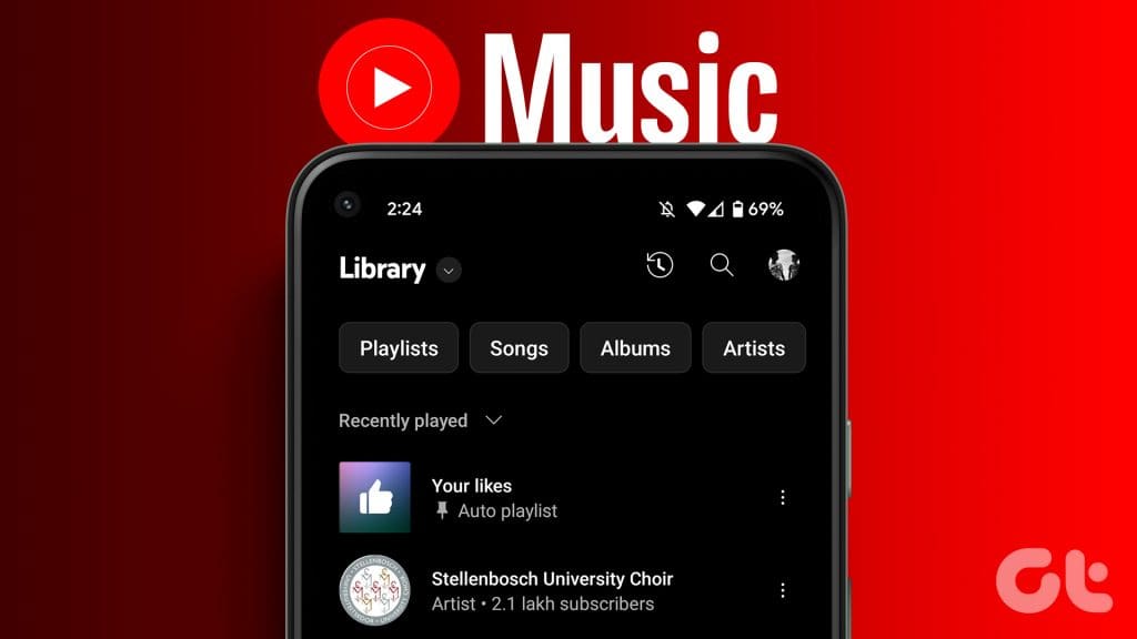YouTube Music History