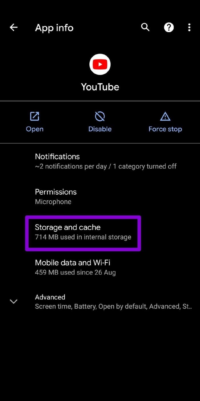 You Tube Storage and Cache
