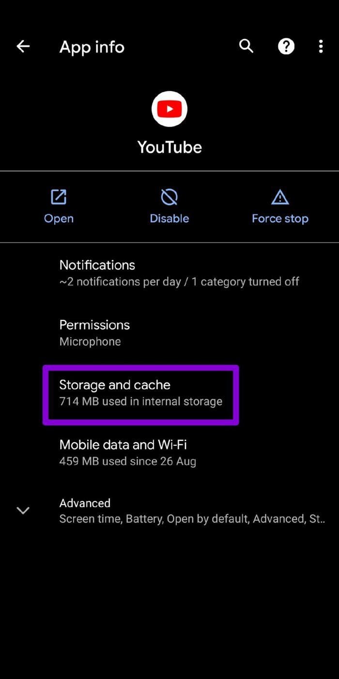 You Tube Storage and Cache