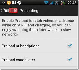 You Tube For Android 4