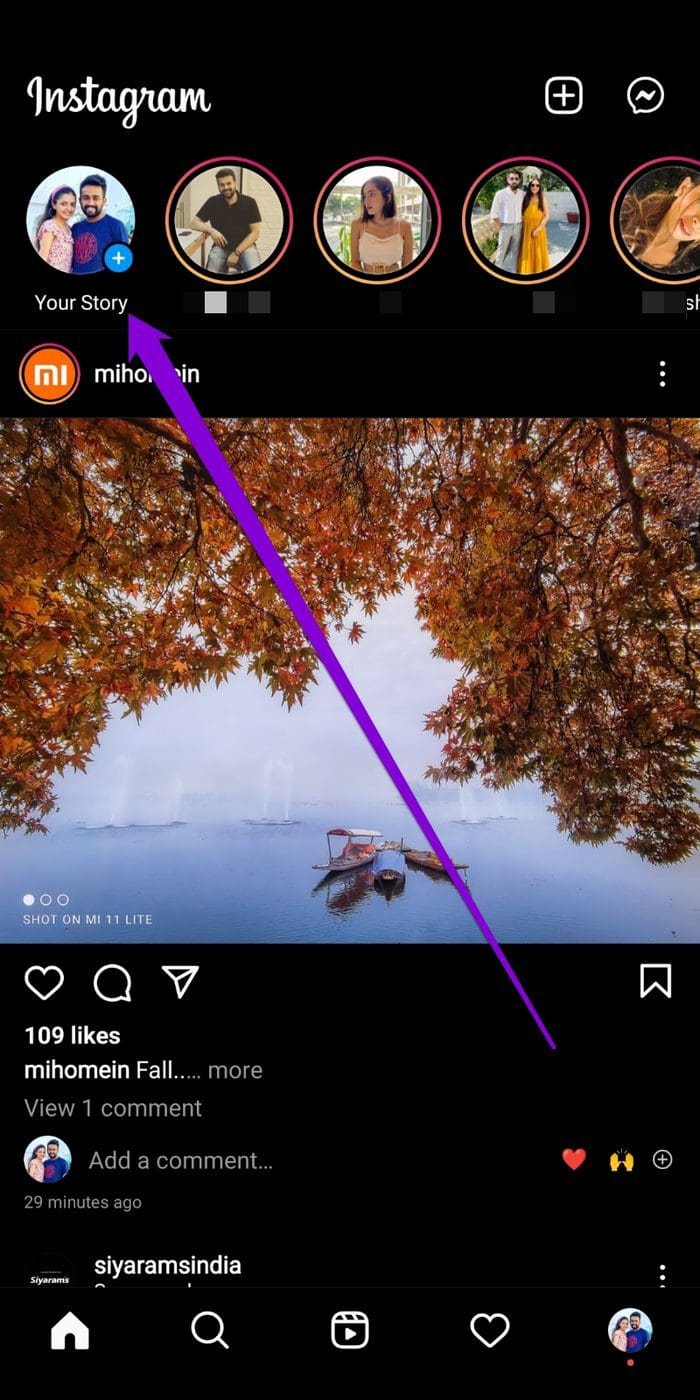 Your Story on Instagram