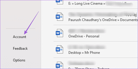 account file ms word windows 11