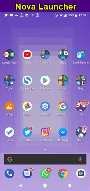Action Launcher Vs Nova Launcher 10