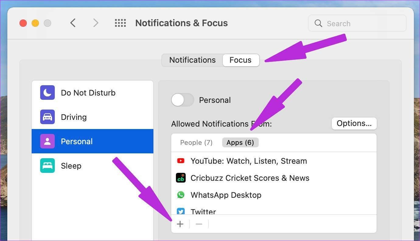 Add apps as exception