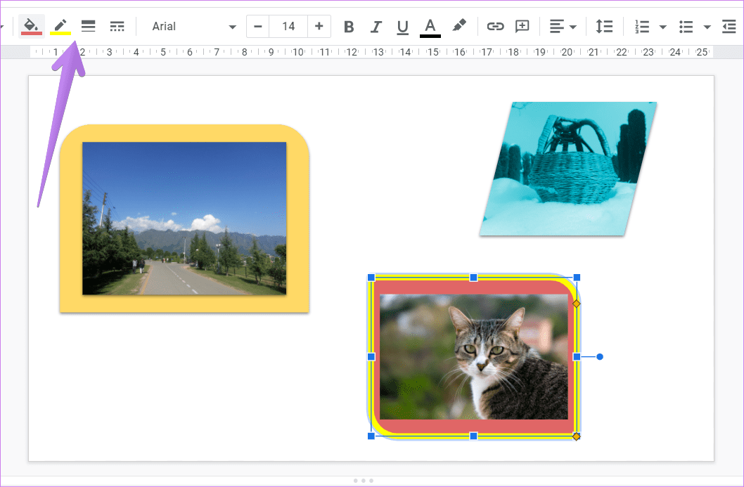 Add border around image in google slides 9