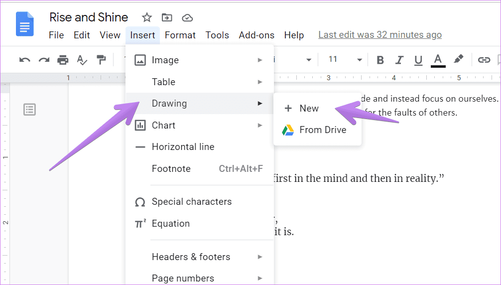 Add edit image in google docs 2