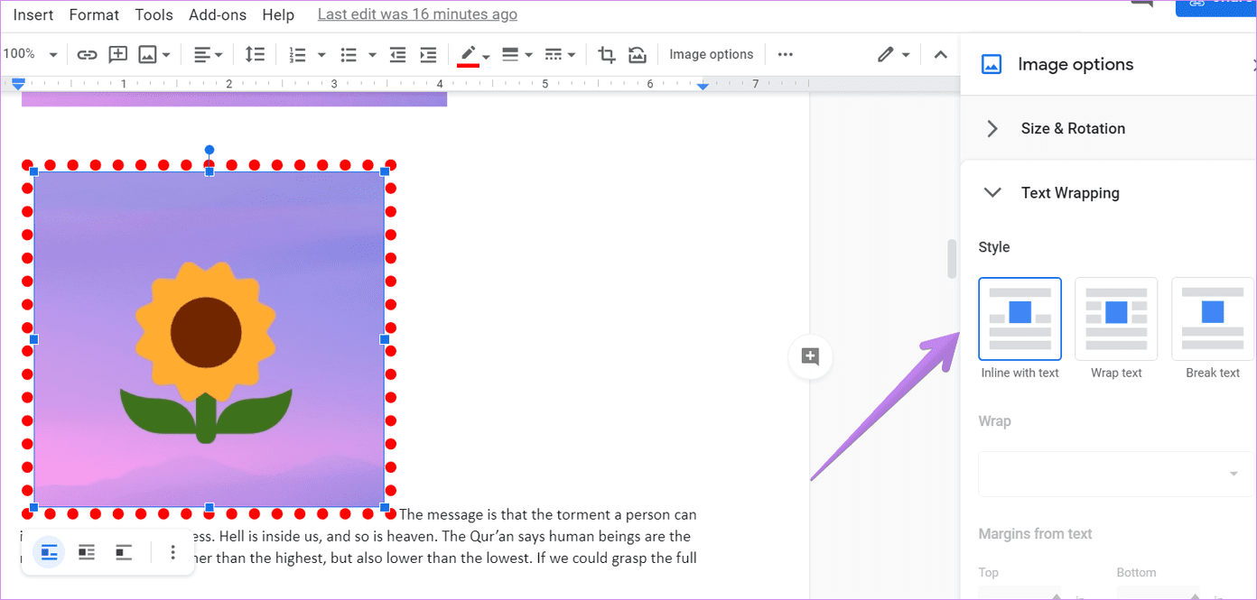 Add edit image in google docs 5