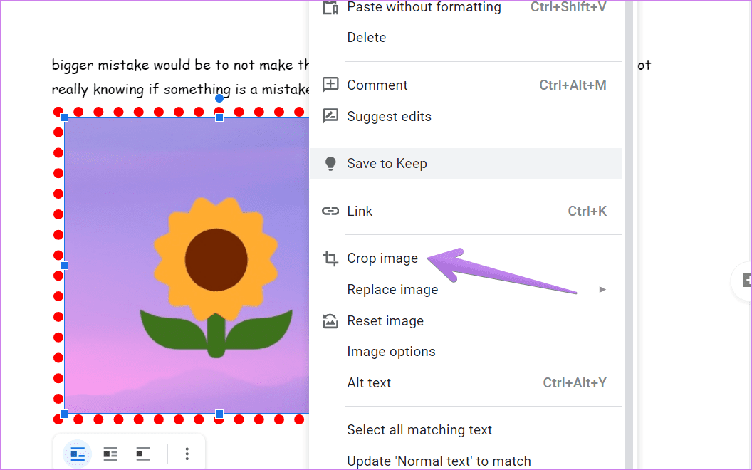 Add edit image in google docs 6