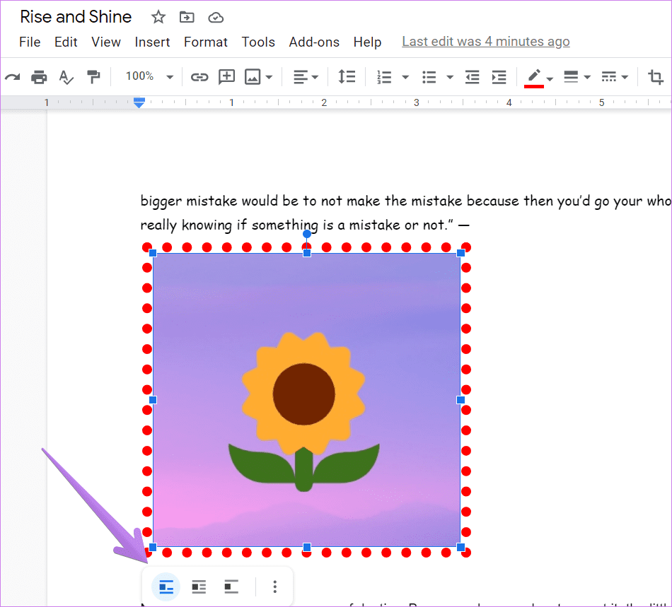 Add edit image in google docs 7