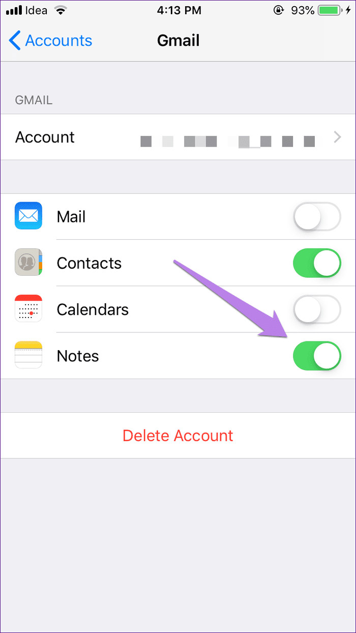 Add Iphone Ipad Notes To Gmail 6