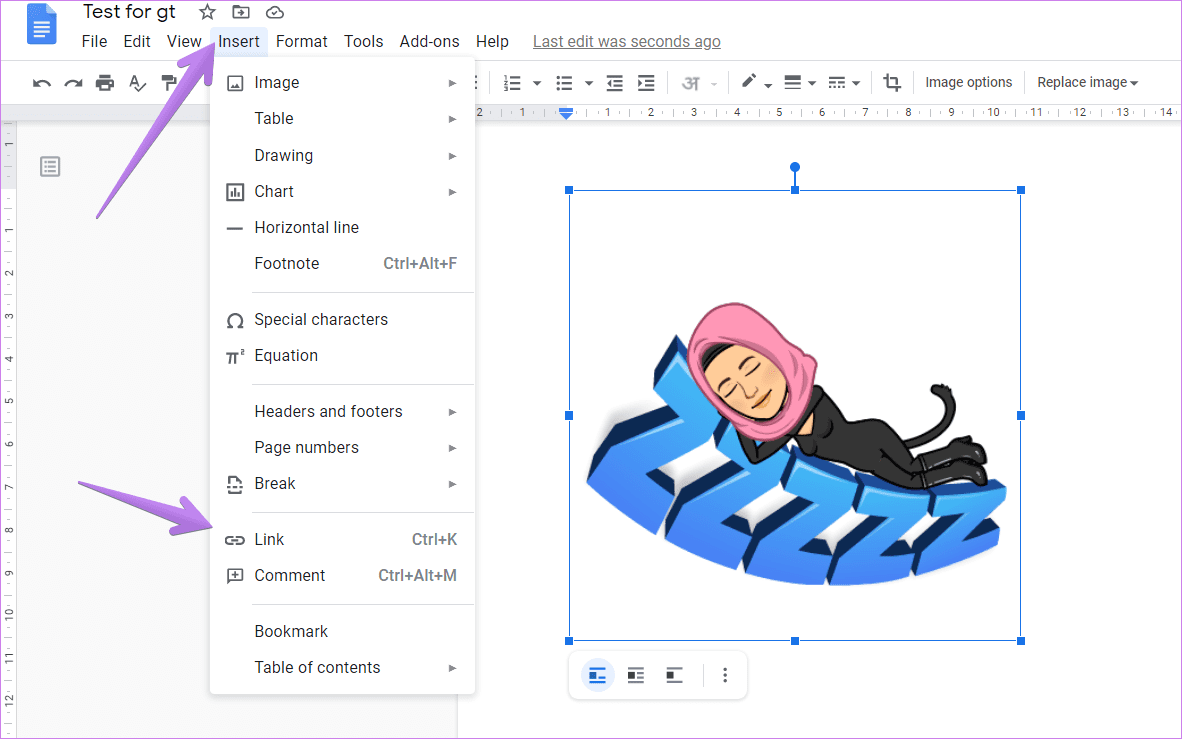 Add link in image to gmail signature 17