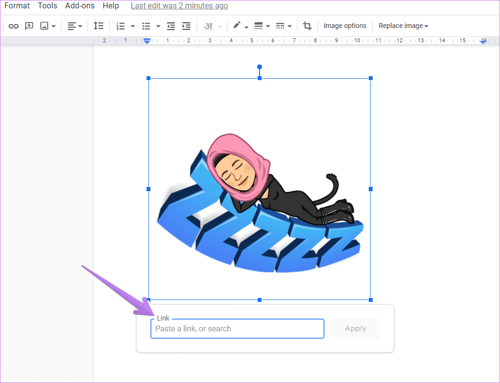 Add link in image to gmail signature 18
