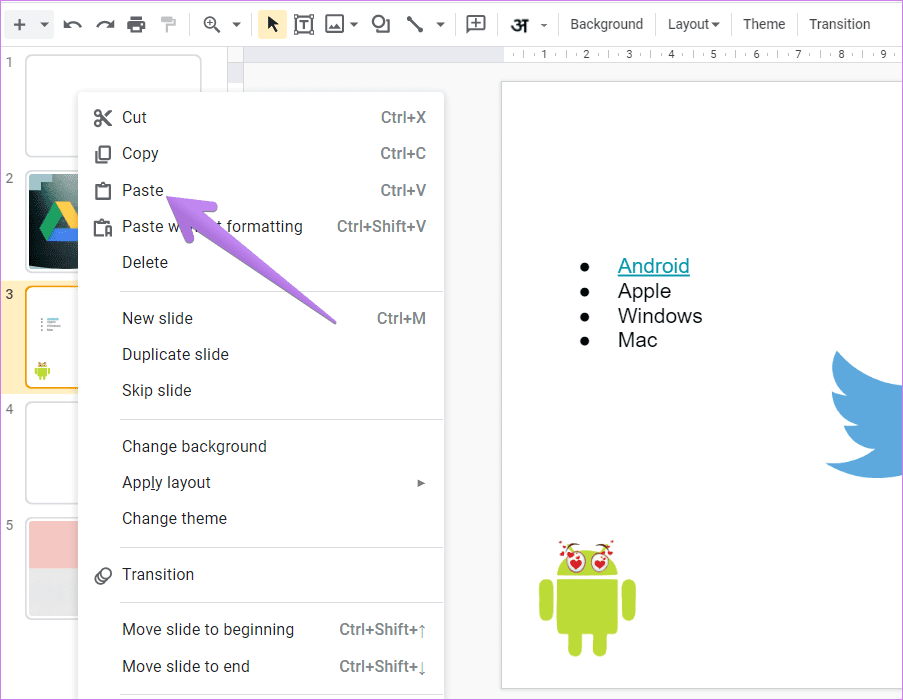 Add links to google slides 12