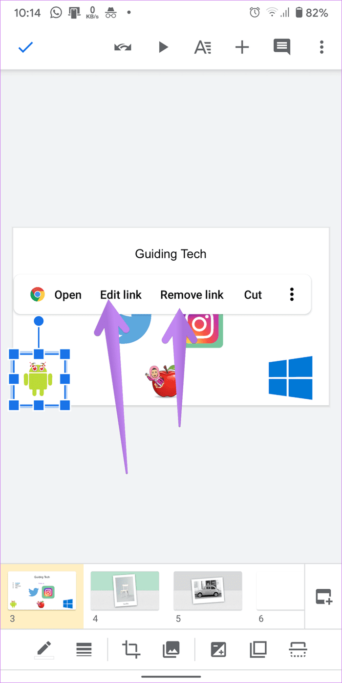 Add links to google slides 21