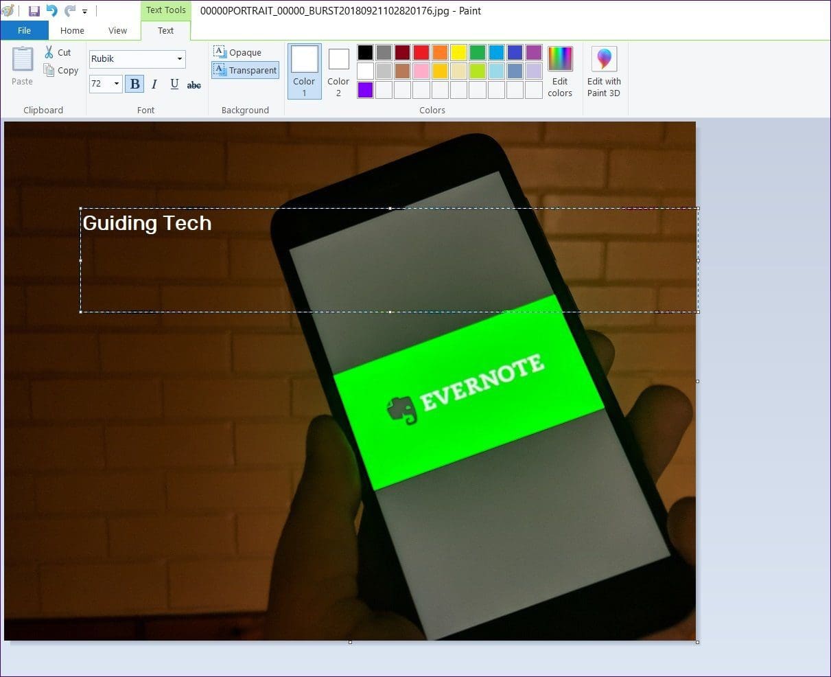 Add Logo In Paint And Paint 3D 13