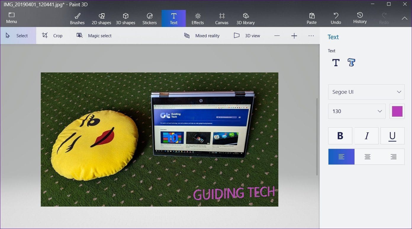 Add Logo In Paint And Paint 3D 17