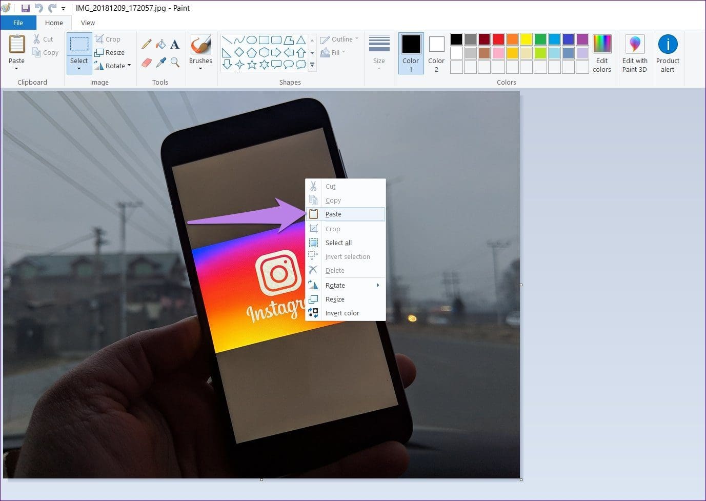 Add Logo In Paint And Paint 3D 4