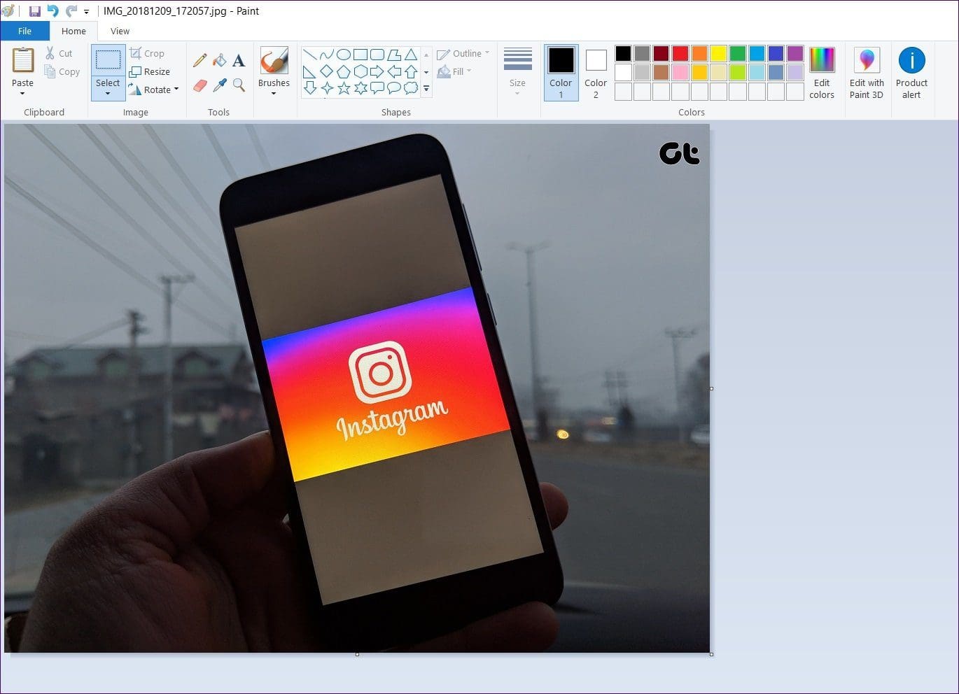 Add Logo In Paint And Paint 3D 6