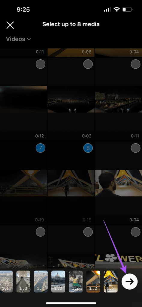 add media to reel template instagram