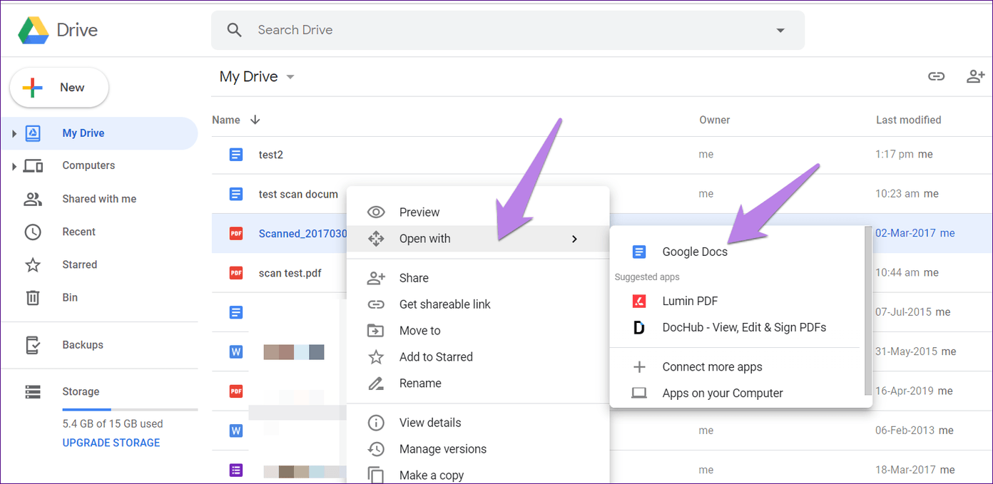 Add Scanned Image Google Docs 13