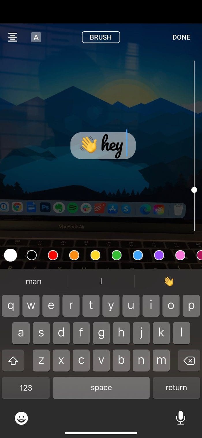 Add text