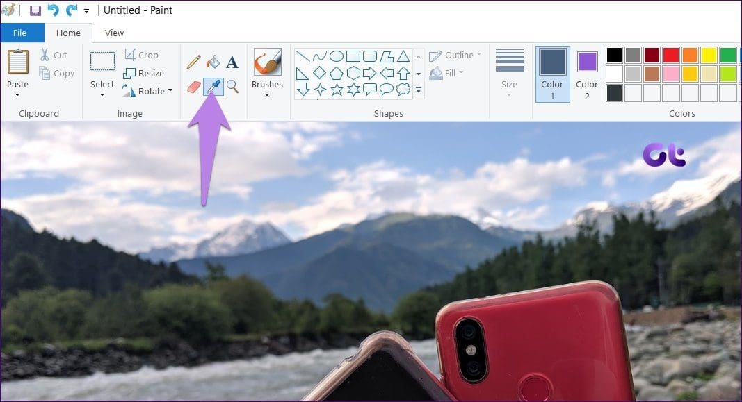 Add transparent image over another picture in paint and paint 3d 12