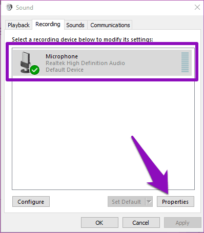 Adjust windows 10 microphone volume 09