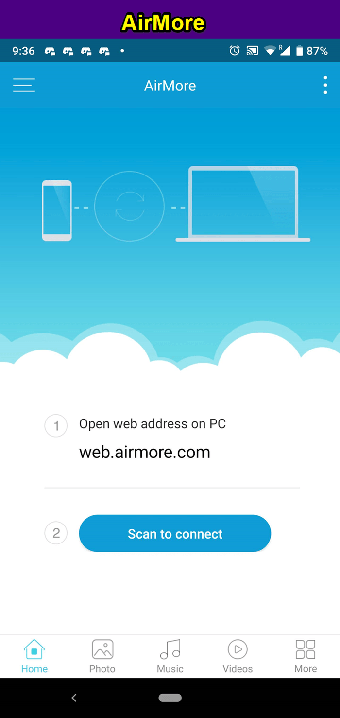 Airdroid Vs Airmore Alternative 1