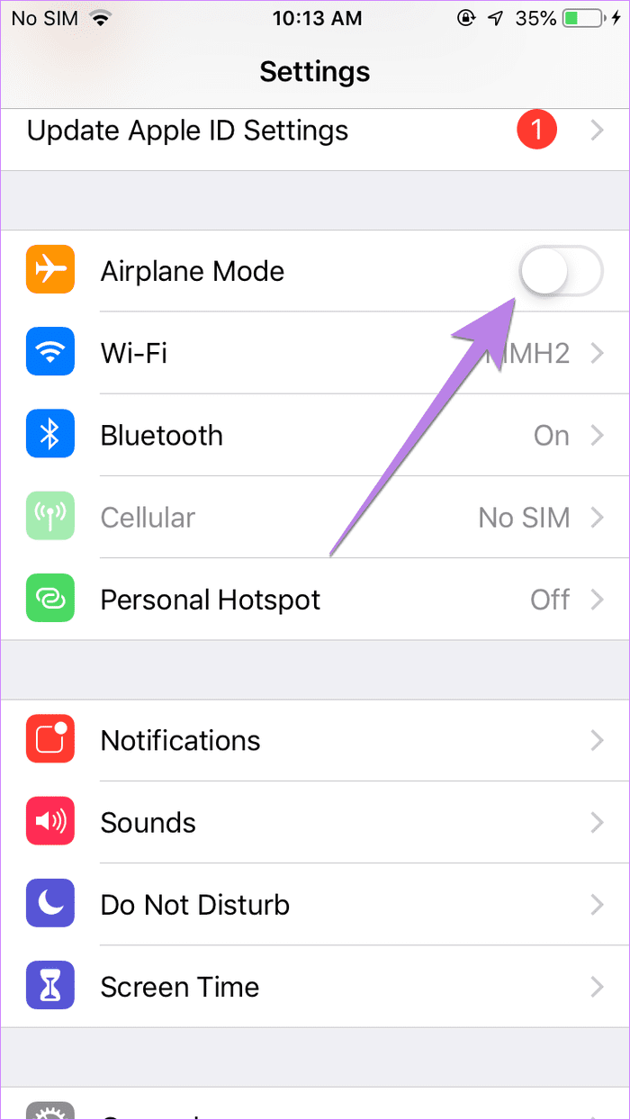 Airplane vs do not disturb vs silent mode on iphone ipad 7