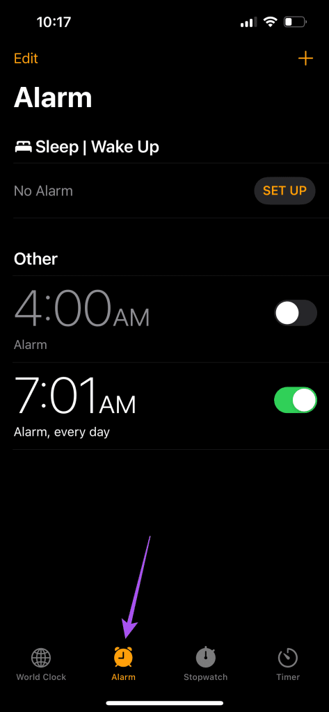 alarm clock iphone